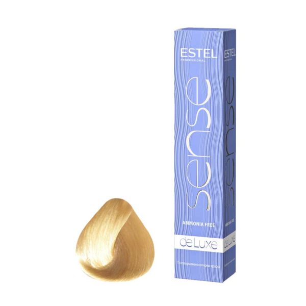 Estel 10/36 Крем-краска Sense De Luxe, светлый блондин золотисто-фиолетовый, 60 мл