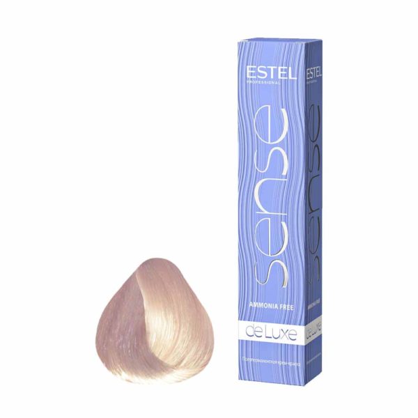Estel 10/66 Крем-краска Sense De Luxe, светлый блондин фиолетовый интенсивный, 60 мл