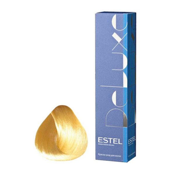 Estel 10/73 Краска-уход De Luxe, светлый блондин коричнево-золотистый, 60 мл