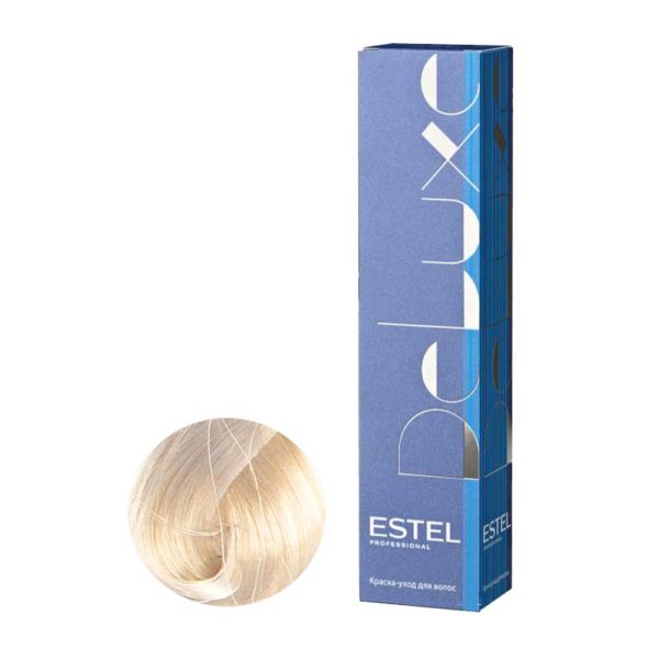 Estel 10/76 Краска-уход De Luxe, светлый блондин коричнево-фиолетовый, 60 мл