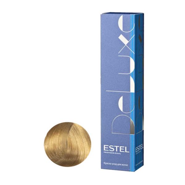 Estel 10/33 Краска-уход De Luxe, светлый блондин золотистый интенсивный, 60 мл