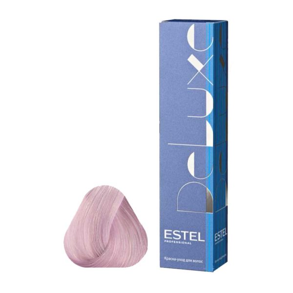 Estel 10/66 Краска-уход De Luxe, светлый блондин фиолетовый интенсивный, 60 мл