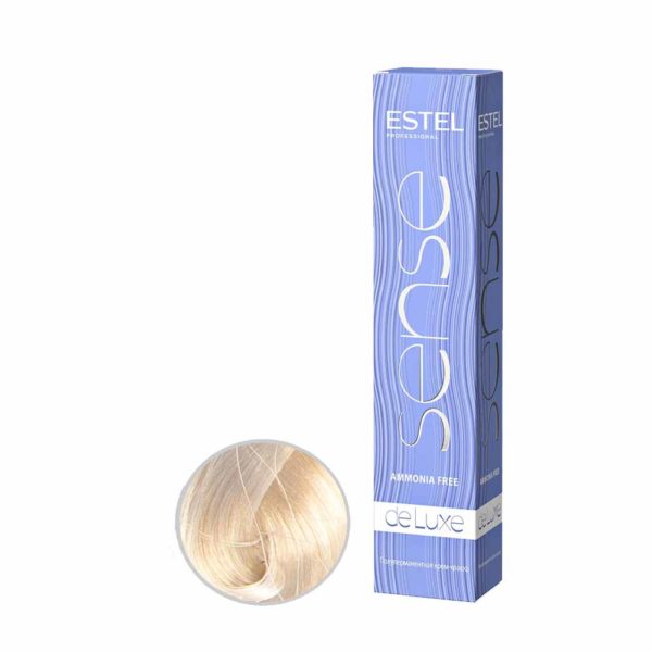 Estel 10/76 Крем-краска Sense De Luxe, светлый блондин коричнево-фиолетовый, 60 мл
