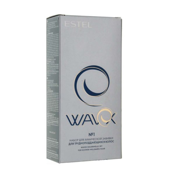 Estel Wavex Набор для химической завивки для трудноподдающихся волос №1, 2х100 мл