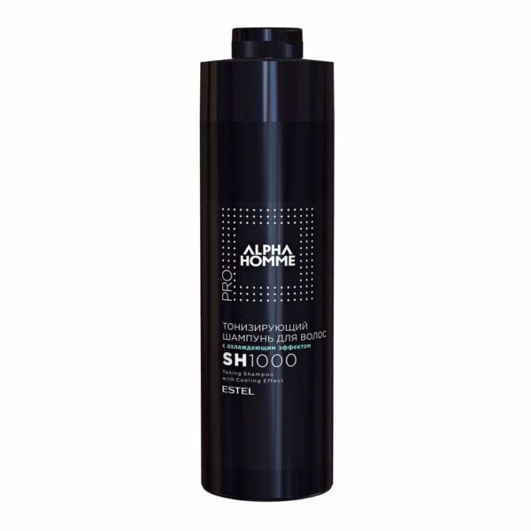 Estel Alpha Homme Тонизирующий шампунь для волос с охлаждающим эффектом, 1000 мл