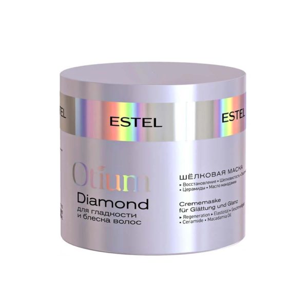 Estel OTIUM Diamond Шелковая маска для гладкости и блеска волос, 300 мл