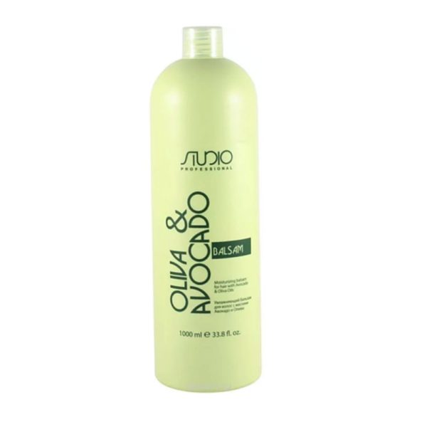 Studio Olive and Avocado Бальзам увлажняющий для волос с маслами авокадо и оливы, 1000 мл
