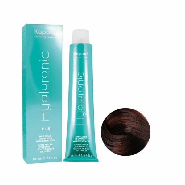 Kapous Hialuronic краска для волос HY 6.6 Темный блондин красный, 100 мл