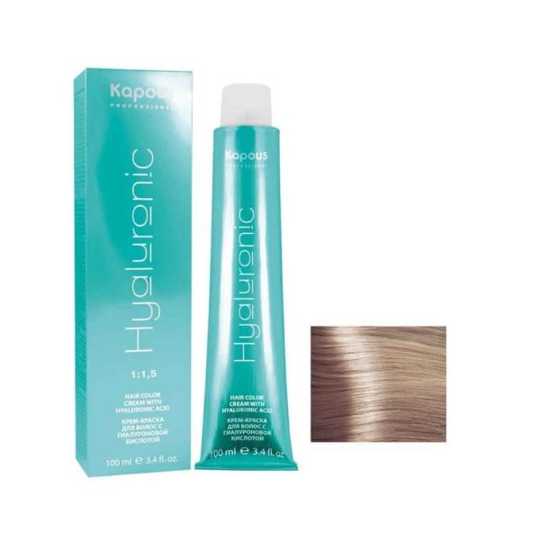 Kapous Hialuronic краска для волос HY 934 Суперосветляющий золотистый медный блонд, 100 мл