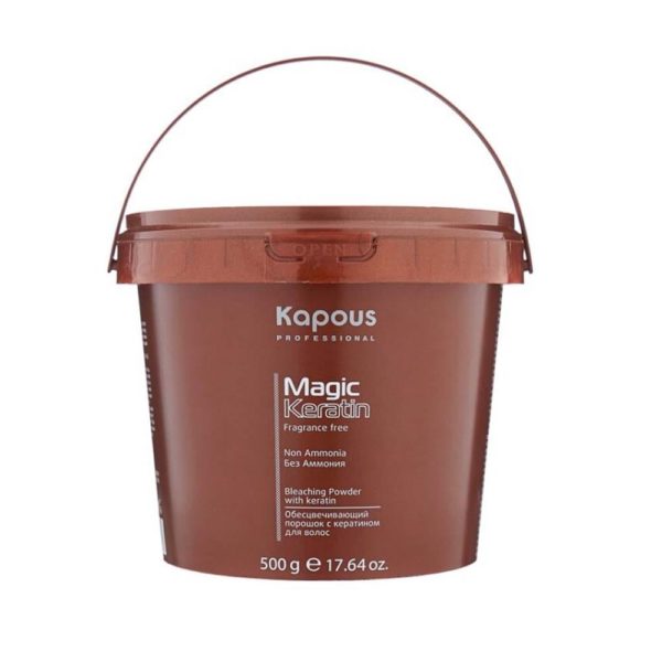 Kapous Magic Keratin Обесцвечивающий порошок для волос «Non Ammonia», 500 г