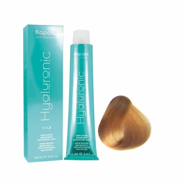 Kapous Hialuronic краска для волос HY 9.3 Очень светлый блондин золотистый, 100 мл