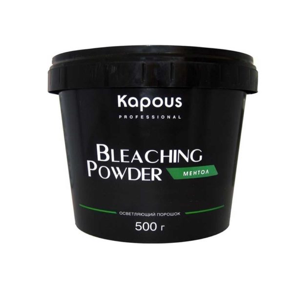 Kapous Обесцвечивающий порошок для волос с ментолом, 500 г
