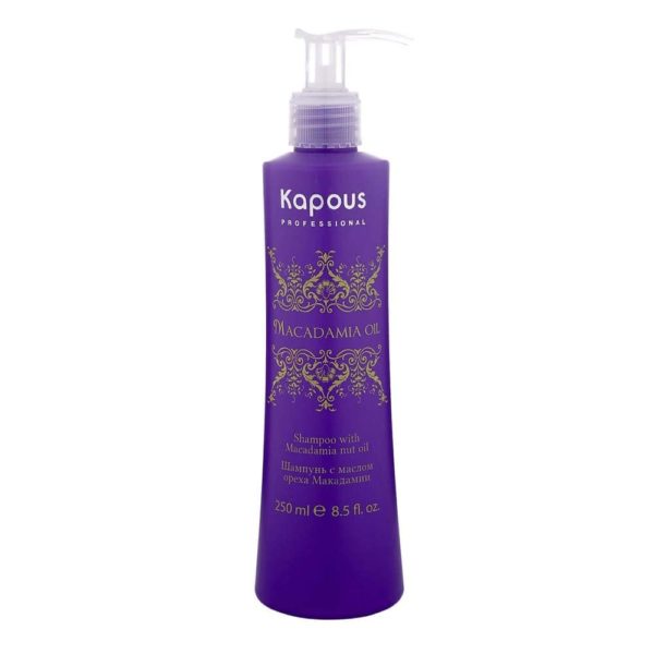 Kapous Macadamia Oil Шампунь для волос с маслом ореха макадамии, 250 мл