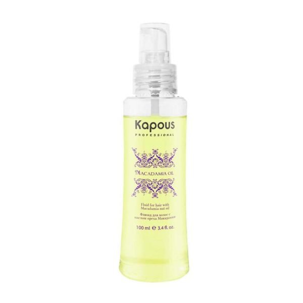 Kapous Macadamia Oil Флюид для волос с маслом ореха макадамии, 100 мл