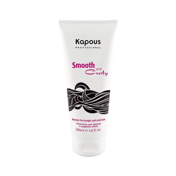 Kapous Smooth and Curly Усилитель для прямых и кудрявых волос двойного действия, 200 мл