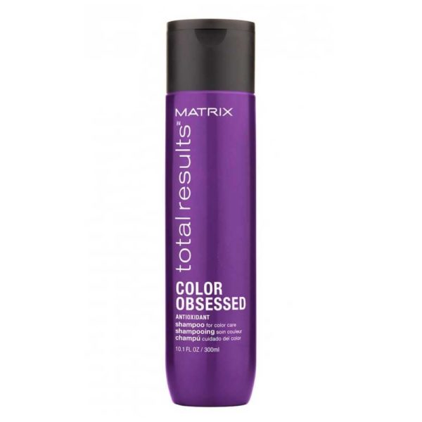 MATRIX Total results COLOR OBSESSED Шампунь для защиты цвета окрашенных волос с антиоксидантами, 300 мл