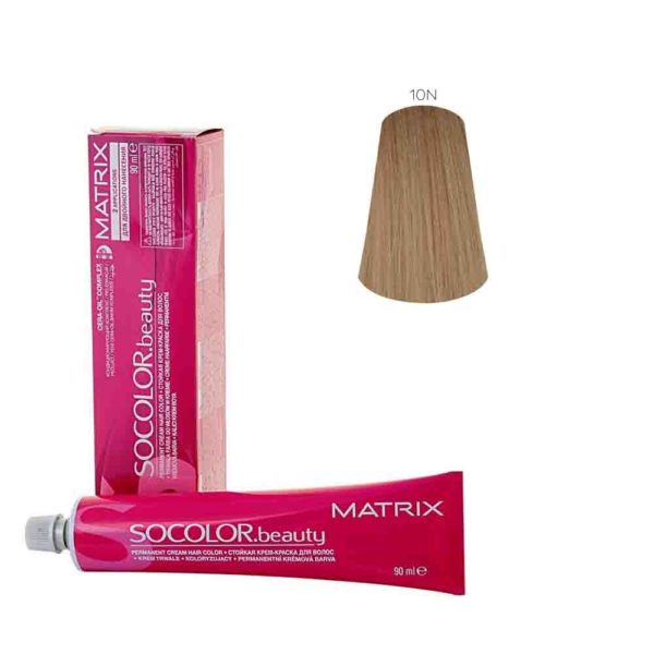 MATRIX SOCOLOR.beauty краска для волос 10N, очень очень светлый блондин, 90 мл