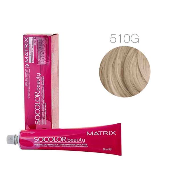 MATRIX SOCOLOR beauty EXTRA COVERAGE краска 510G очень-очень светлый блондин золотистый, 90 мл
