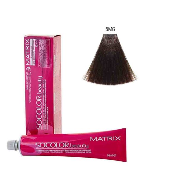 MATRIX SOCOLOR.beauty краска 5MG светлый шатен мокка золотистый, 90 мл