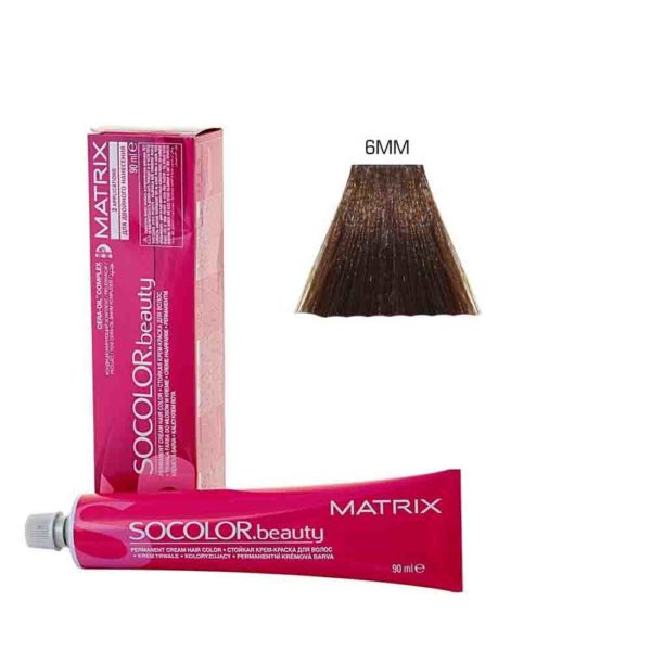 MATRIX SOCOLOR.beauty краска 6MM темный блондин мокка мокка, 90 мл