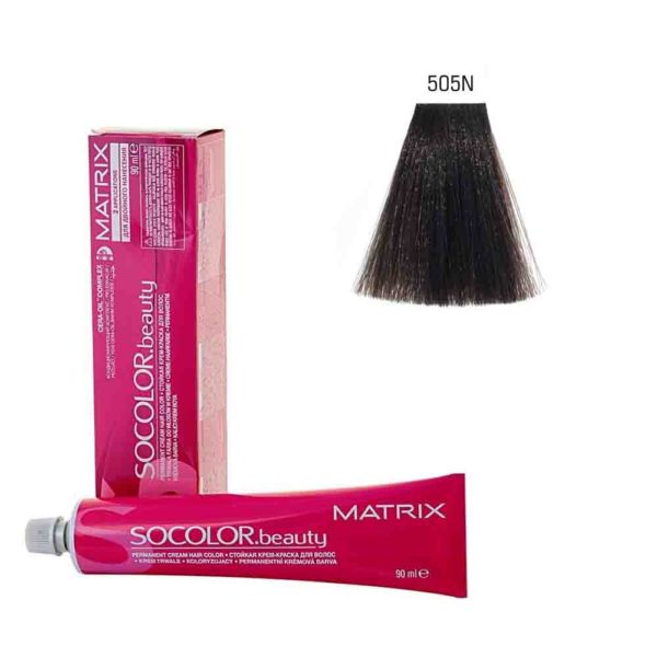MATRIX SOCOLOR.beauty EXTRA COVERAGE краска 505N светлый шатен, 90 мл