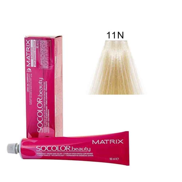 MATRIX SOCOLOR.beauty краска для волос 11N, ультра светлый блондин, 90 мл