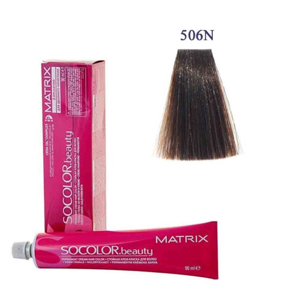 MATRIX SOCOLOR.beauty EXTRA COVERAGE краска 506N темный блондин, 90 мл