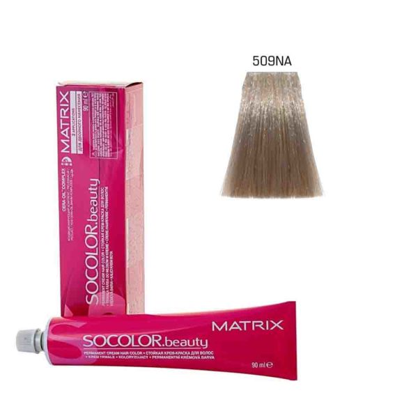 MATRIX SOCOLOR.beauty EXTRA COVERAGE краска 509NA очень светлый блондин натуральный пепельный, 90 мл