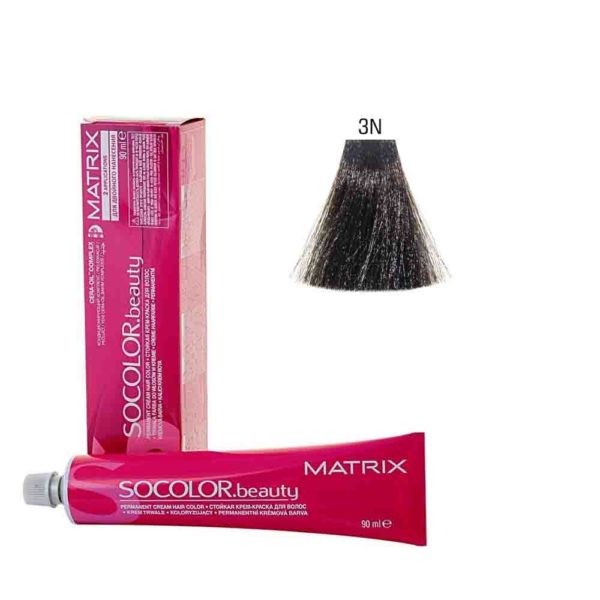 MATRIX SOCOLOR.beauty краска для волос 3N, темный шатен, 90 мл