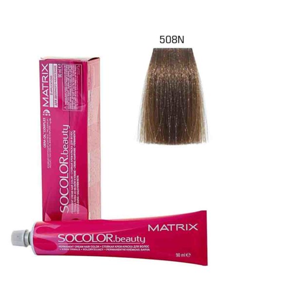 MATRIX SOCOLOR.beauty EXTRA COVERAGE краска 508N светлый блондин, 90 мл