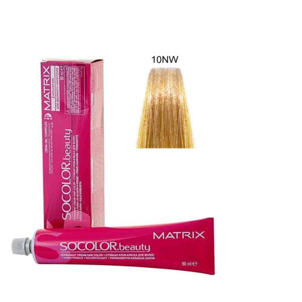 MATRIX SOCOLOR.beauty краска 10NW очень-очень светлый блондин натуральный теплый, 90 мл