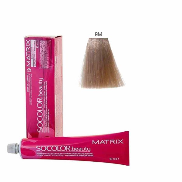 MATRIX SOCOLOR.beauty краска 9M очень светлый блондин мокка, 90 мл