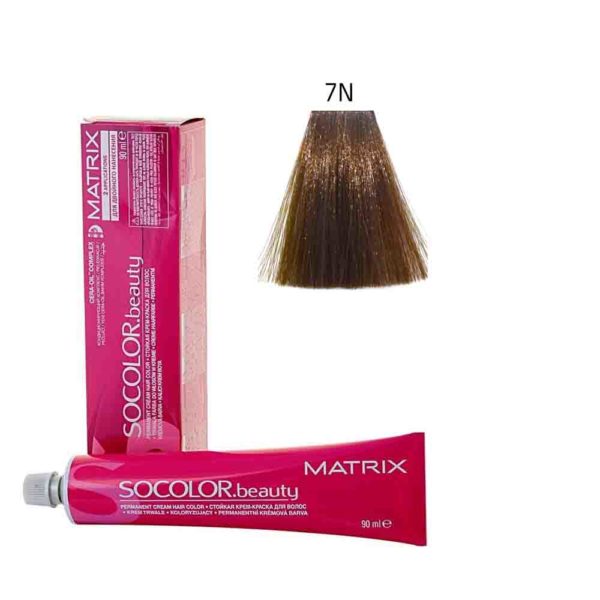 MATRIX SOCOLOR.beauty краска для волос 7N, блондин, 90 мл