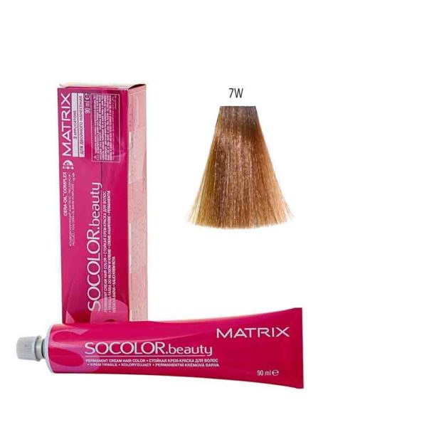 MATRIX SOCOLOR.beauty краска 7W теплый блондин, 90 мл