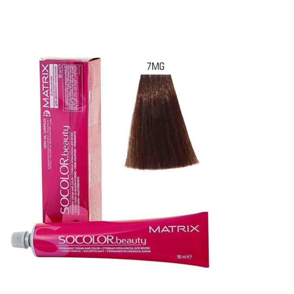 MATRIX SOCOLOR.beauty краска 7MG блондин мокка золотистый, 90 мл