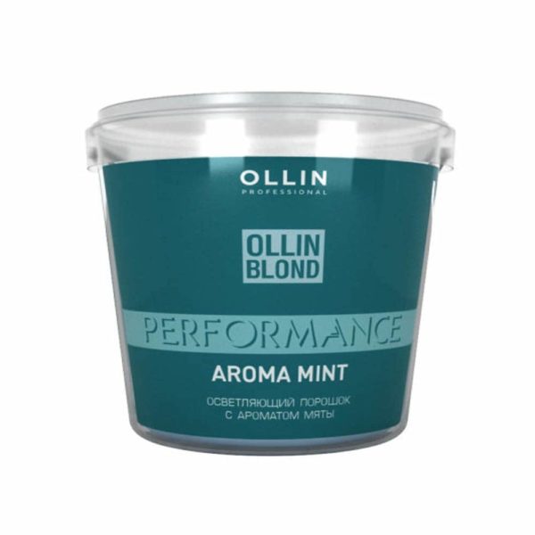 Ollin BLOND PERFORMANCE Осветляющий порошок с ароматом мяты, 500 г