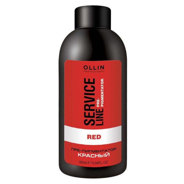 Ollin Service Line Pre-Pigmentator  Флюид-препигментатор красный, 90 мл