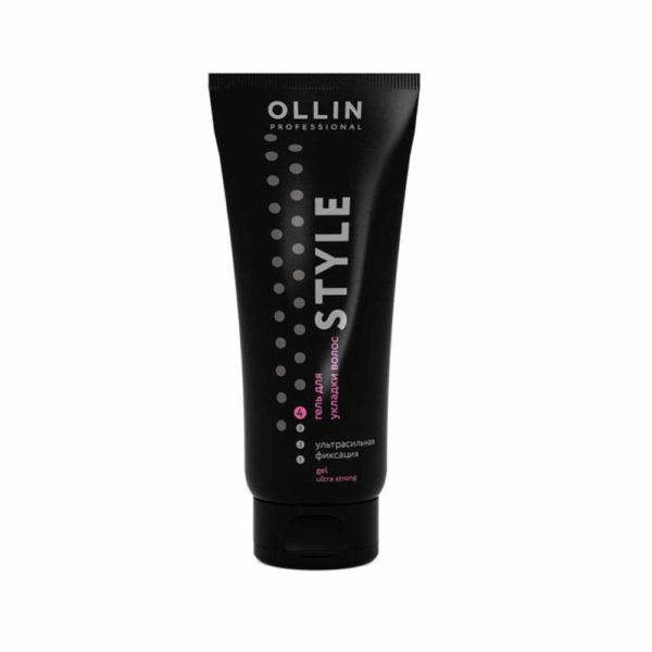 Ollin Style Gel Ultra Strong  Гель для укладки волос ультрасильной фиксации, 200 мл