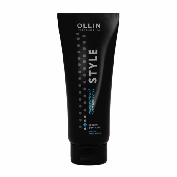 Ollin Style Medium Fixation Hair Styling Cream  Моделирующий крем для волос средней фиксации, 200 мл