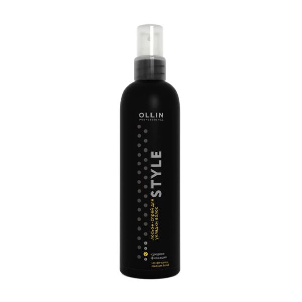 Ollin Style Lotion-Spray Medium  Лосьон-спрей для укладки волос средняя фиксация, 250 мл