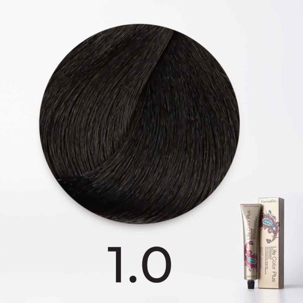 FarmaVita LIVE COLOR PLUS Краситель для волос 1.0, 100 мл
