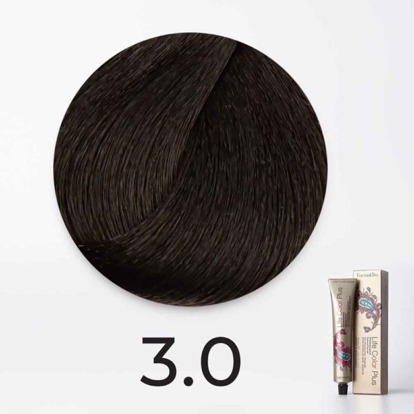 FarmaVita LIVE COLOR PLUS Краситель для волос 3.0, 100 мл