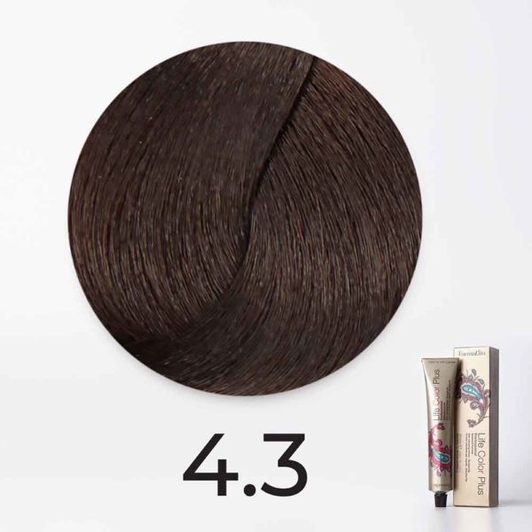 FarmaVita LIVE COLOR PLUS Краситель для волос 4.3, 100 мл
