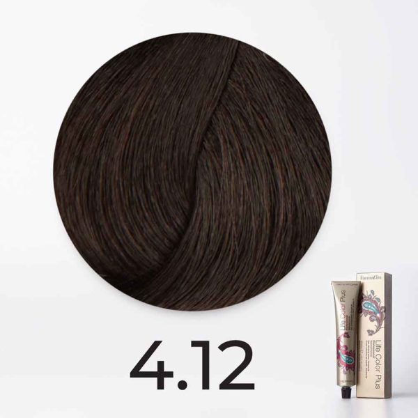 FarmaVita LIVE COLOR PLUS Краситель для волос 4.12, 100 мл