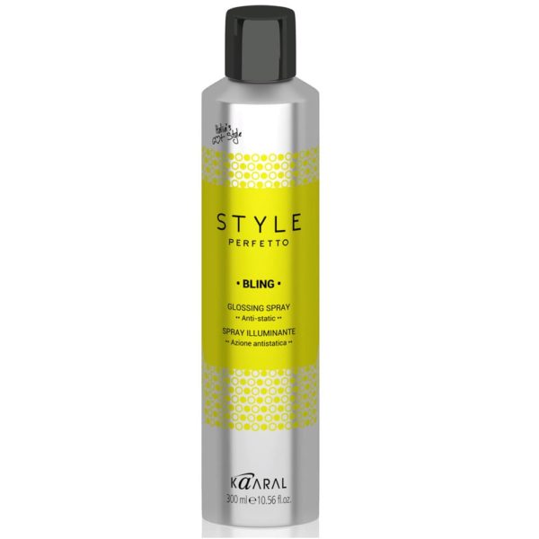 Kaaral Style Perfetto Bling Glossing Spray Спрей-защита от курчавости и придания блеска, 300 мл