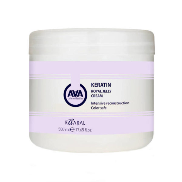 Kaaral AAA Keratin Color Care Royal Jelly Cream Питательная крем-маска для восстановления окрашенных и химически обработанных волос, 500 мл