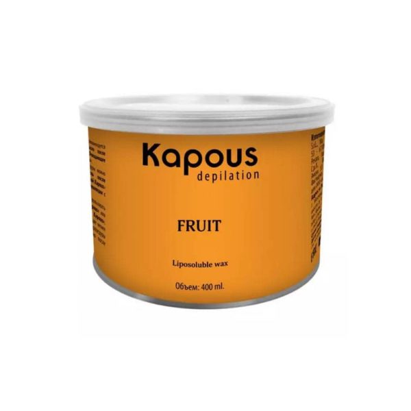 Kapous Depilation Жирорастворимый воск с ароматом Зеленого яблока в банке, 400 мл