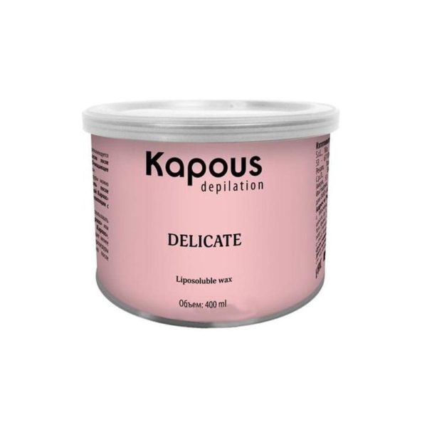Kapous Depilation Жирорастворимый воск с ароматом Шоколада в банке, 400 мл