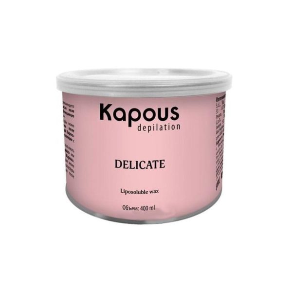 Kapous Depilation GOLD Жирорастворимый воск в банке, 400 мл