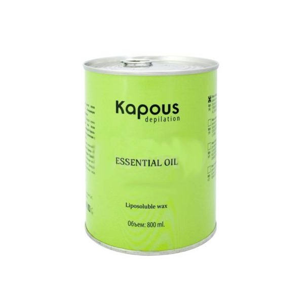 Kapous Depilation Жирорастворимый воск с эфирным маслом Розмарина в банке, 800 мл